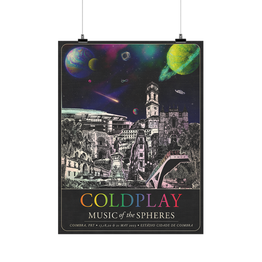 2023 Coimbra Music Of The Spheres Hand Numbered Limited Edition Art Print