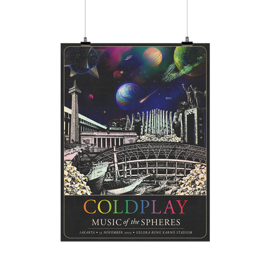 2023 Jakarta Music Of The Spheres Hand Numbered Limited Edition Art Print