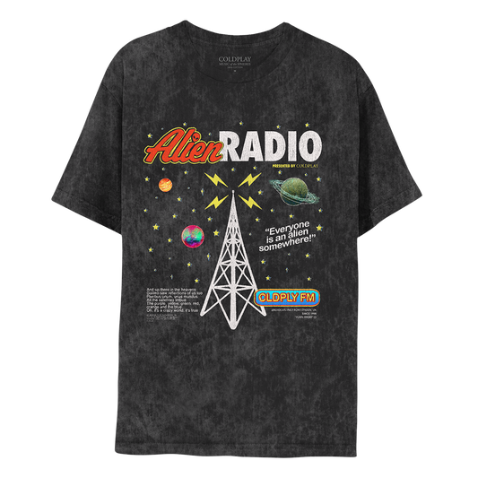 Alien Radio Music Of The Spheres World Tour 2022 Tee
