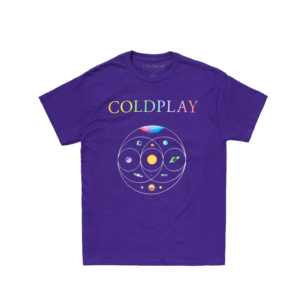 MUSIC OF THE SPHERES PURPLE WORLD TOUR 2022 TEE