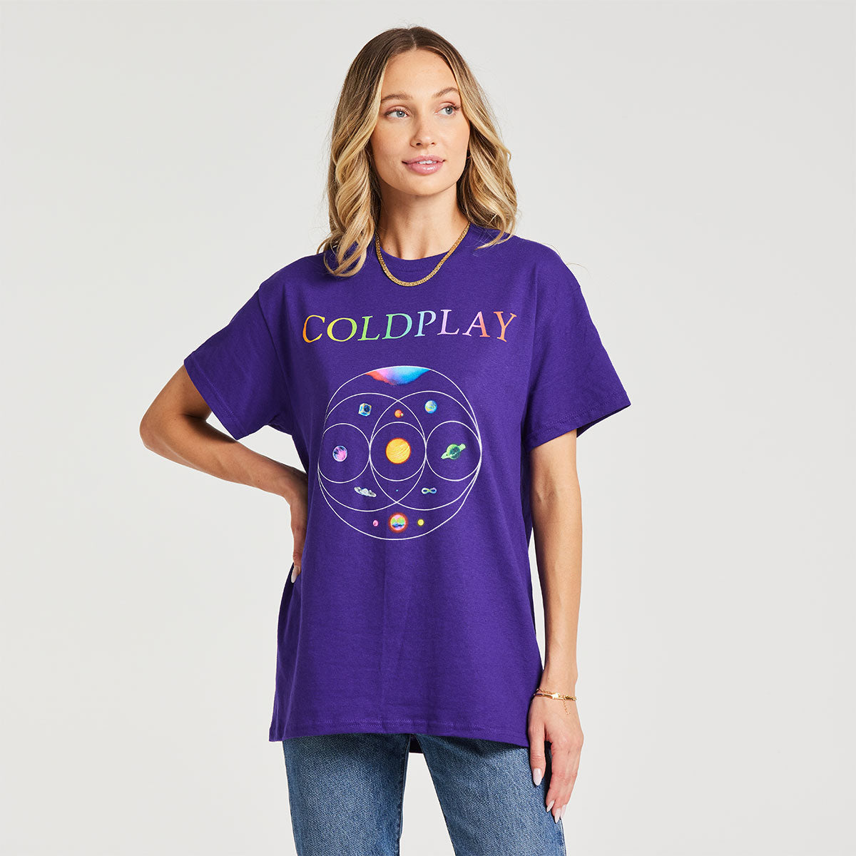 MUSIC OF THE SPHERES PURPLE WORLD TOUR 2022 TEE